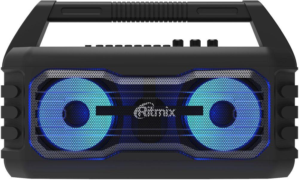 Колонка порт. Ritmix SP-610B черный 20W 2.0 BT/3.5Jack/USB 10м 2000mAh (80000679) фото 2