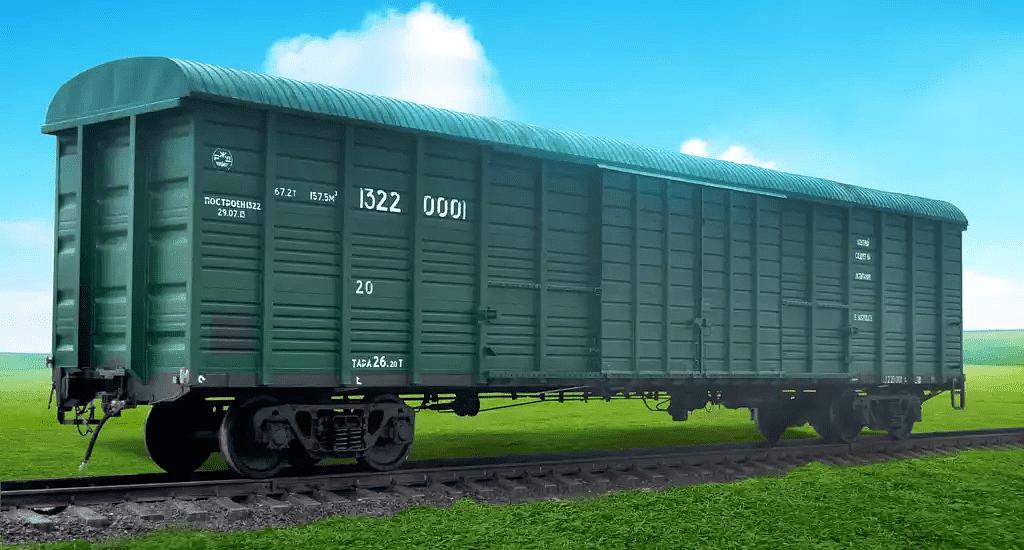 Крытые грузовые вагоны фото 5