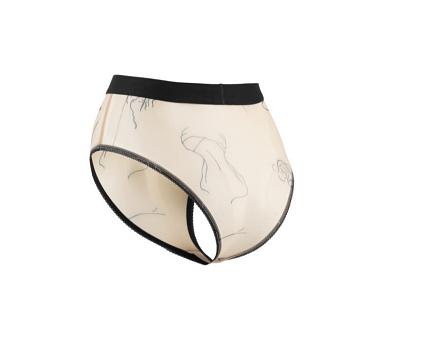 Трусы женские - бразилиано «Тату-линии» ОПТ фото 2