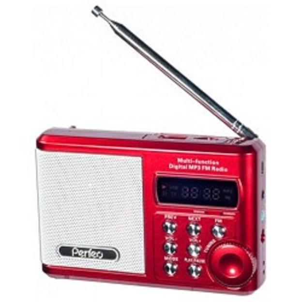 Perfeo мини-аудио Sound Ranger, FM MP3 USB microSD In/Out ридер, BL-5C 1000mAh красный (PF-SV922RED) [Pf_3182] фото 1