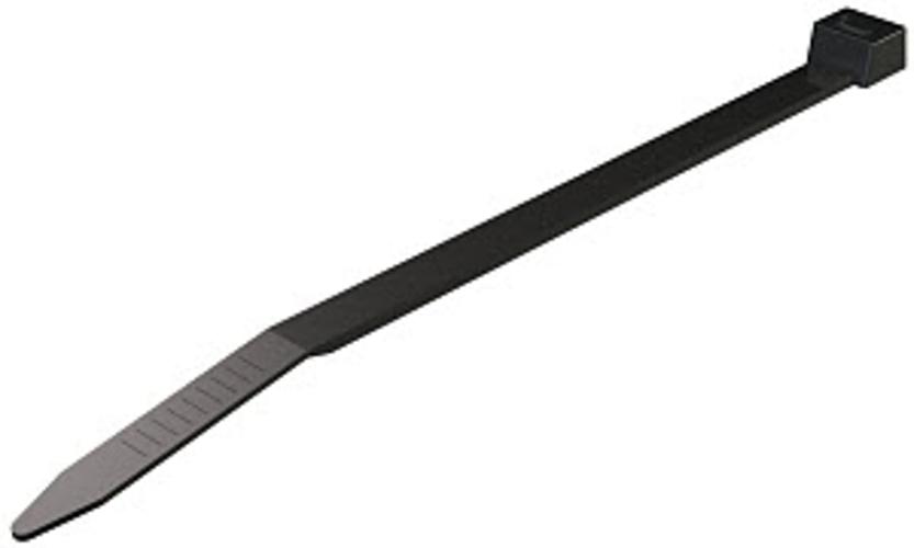 Кабельная стяжка чёрная УФ стойкая 3,6x290mm фото 1