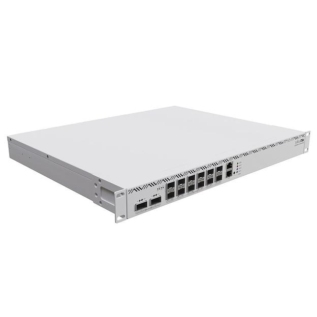Маршрутизатор MikroTik Cloud Core Router 2216-1G-12XS-2XQ with Amazon Annapurna Labs Alpine v3 AL73400 CPU (16-cores, 2GHz per core) and Marvell Prestera Aldrin2 switch-chip, 16GB RAM, 2x100G QSFP cages, 14x25G SFP (CCR2216-1G-12XS-2XQ) фото 1