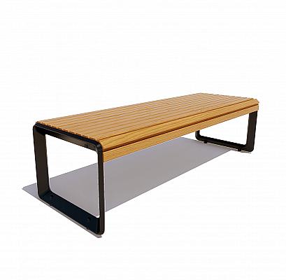 Чугунная скамейка-банкетка «Милан» ОПТ фото 1