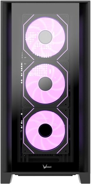 Корпус Formula Air Power G8 Floe черный без БП ATX 2xUSB3.0 1xUSB3.1 audio bott PSU фото 4