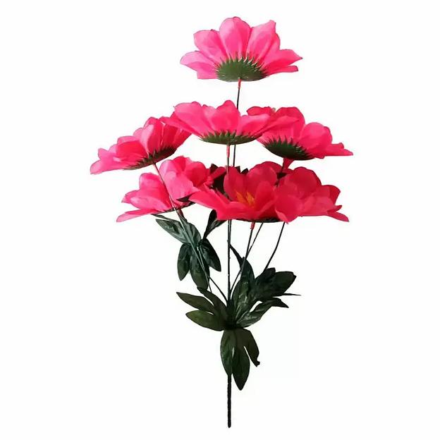 Букет с георгинами на 7 голов 51см 381-597 фото 2