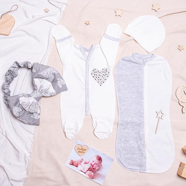 №421 Комплект на выписку «Сердечко» ОПТ фото 6