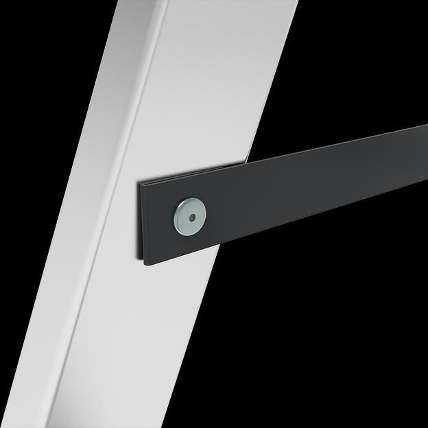 Стремянка алюминиевая двухсторонняя NV 1120 6×6 ступеней ОПТ фото 2