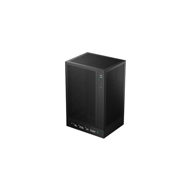 Корпус miniITX DeepCool CH170 Digital, Mini-Tower, без БП, черный [r-ch170-bknpi0d-g-1] фото 1