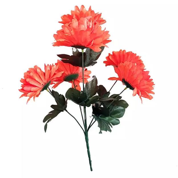 Букет шафранов на 6 голов 34см 274-529 фото 4