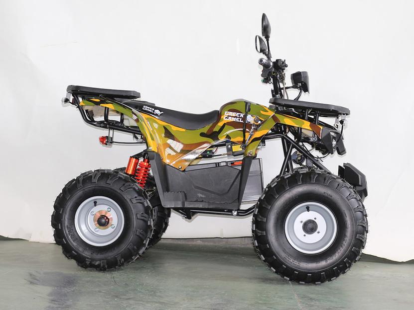 Квадроцикл GreenCamel Атакама T420 (60V 1500W R8 Дифференциал) пониженная, армейский жёлтый фото 5