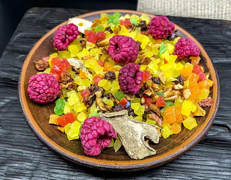 Авторский чай «Лесная малина с имбирём» ОПТ фото 1