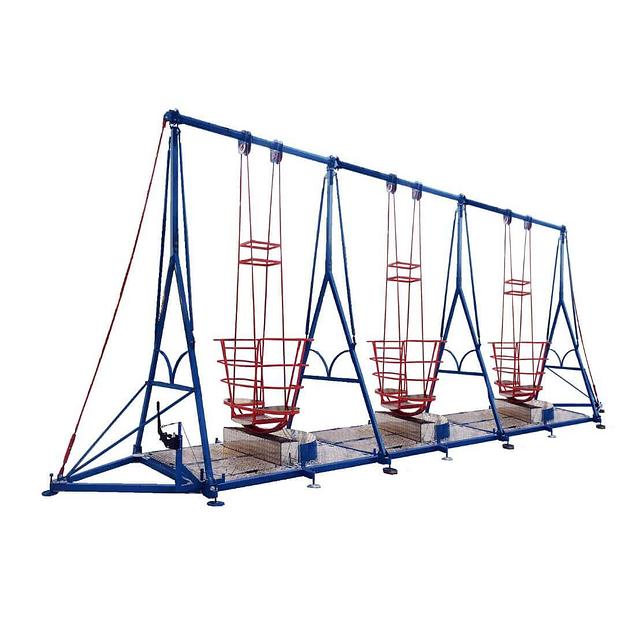 Качели «Лодочка» - три секции фото 1