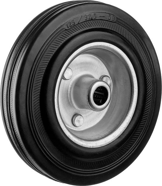ЗУБР d 125 мм, г/п 100 кг, игольчатый подшипник, резина/металл, колесо, Профессионал (30936-125) фото 1