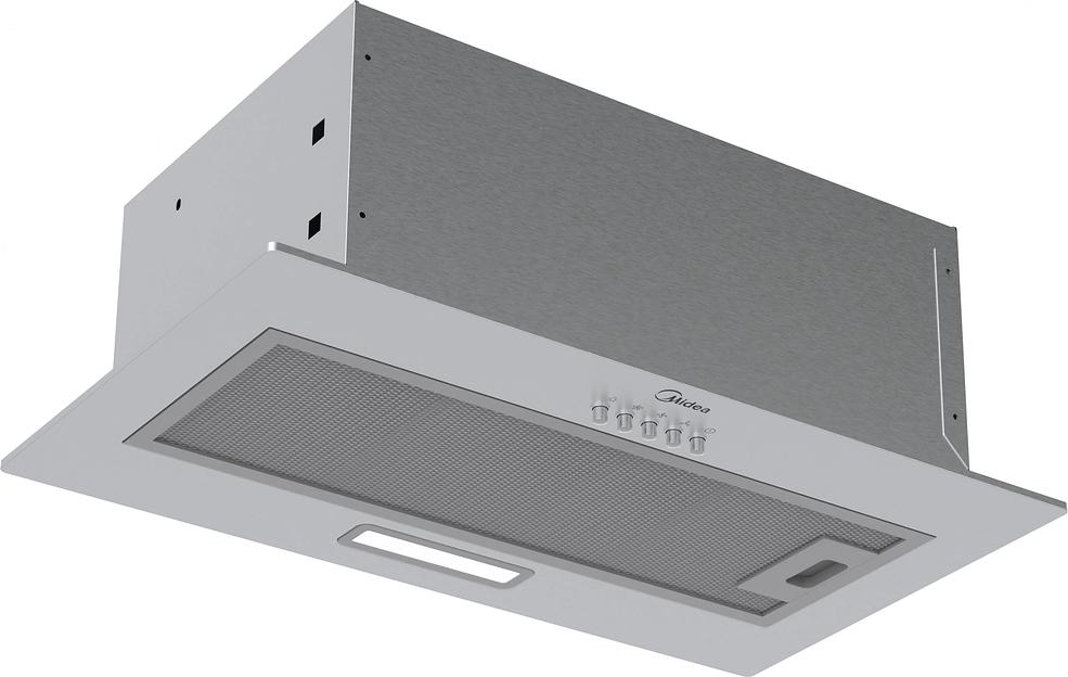 Вытяжка встраиваемая Midea MH60I301X нержавеющая сталь управление: механическое (1 мотор) фото 3