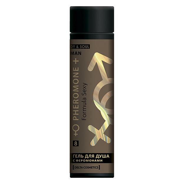 Гель для душа мужской «Formula Sexy № 8» с феромонами, экстрактом грейпфрута и мяты ОПТ  фото 1