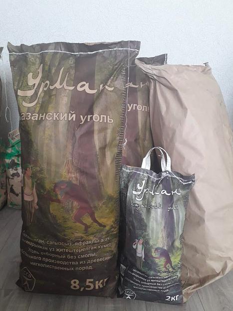 Уголь древесный урман казанский 2 кг фото 2