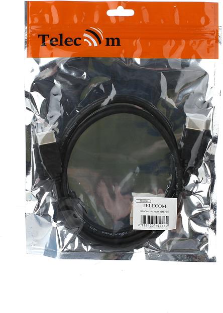 Кабель HDMI-19M --- HDMI-19M ver 2.0+3D/Ethernet,1m Telecom VCOM Telecom HDMI (m) - HDMI (m) 1м (TCG200-1M) фото 3