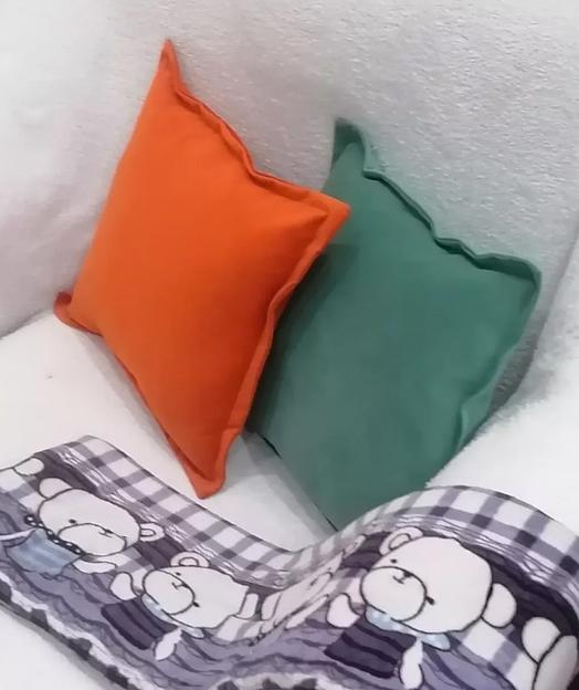 Декоративная подушка на диван 2 шт бирюзовый цвет ОПТ фото 3