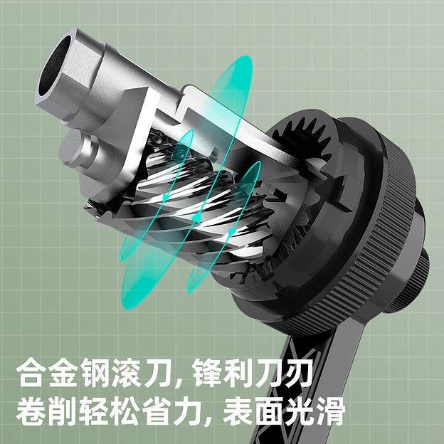 Точилка для карандашей механическая Deli 71160Black 1 отверстие пластик черный фото 3