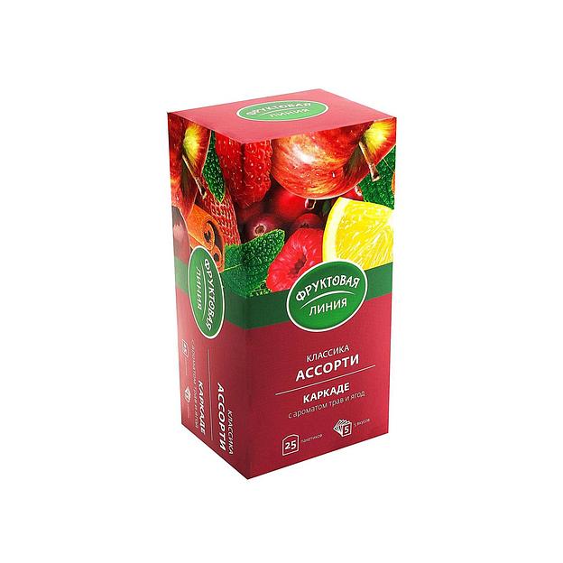 Чай каркаде классика Ассорти 25×1.5 г, опт фото 1