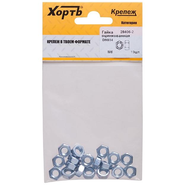FIT Гайка оцинкованная М8 ( фасовка 9 шт ) DIN 934 (28408-2 FIT ) фото 1