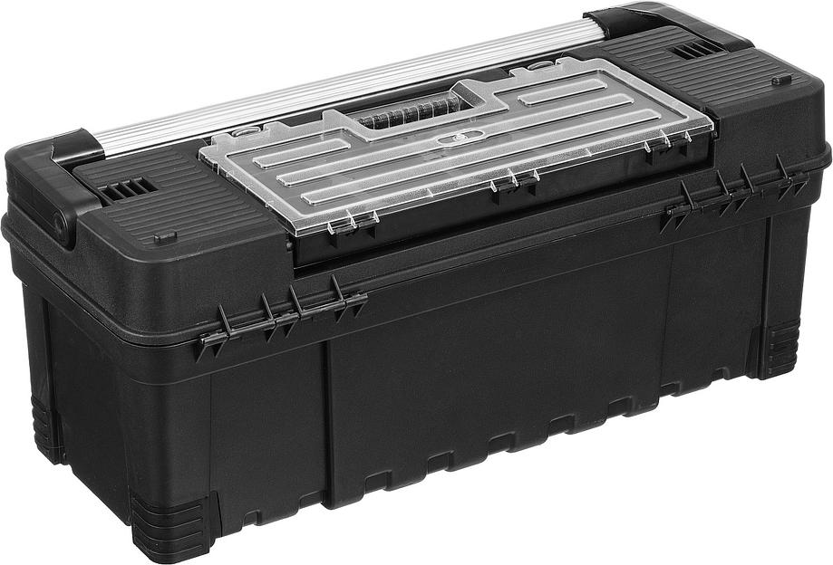 STAYER JUMBO-26, 650 x 280 x 270 мм, (26″), пластиковый ящик для инструментов, Professional (38003-26) фото 3
