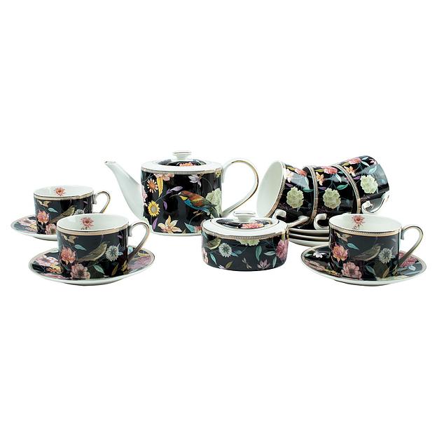 Чайный сервиз Lepard Ночной сад 6 персон 14 предметов фото 1