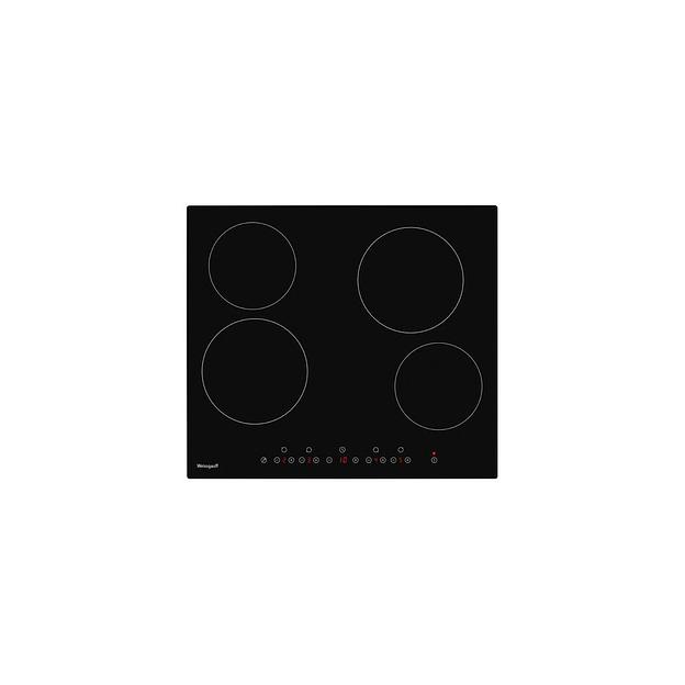 Электрическая варочная поверхность WEISSGAUFF HV 640 BM, конфорок: 4 шт., стеклокерамика, независимая, черный фото 1