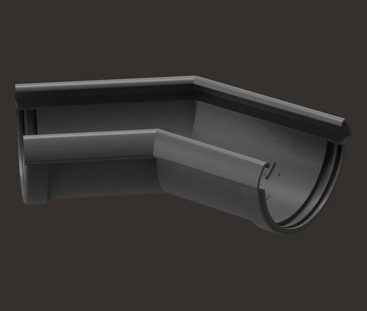 Угол желоба 135° Döcke Lux графит опт фото 1