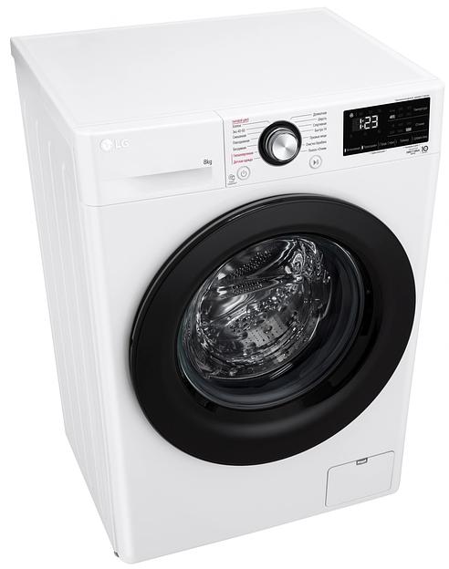 Стиральная машина LG F2V3PS6W класс: A загр.фронтальная макс.:8кг белый инвертер фото 3
