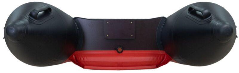 Лодка Таймень NX 3200 НДНД, 3200*1500*420 мм., цвет: красный-черный фото 6