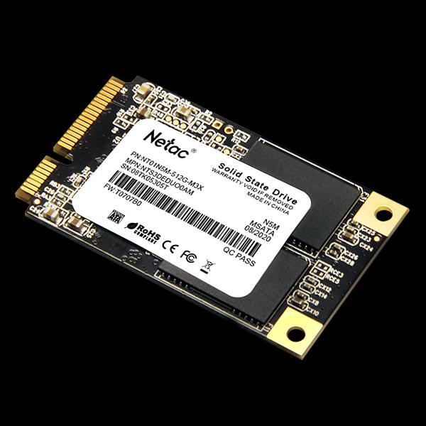 Ssd накопитель Netac SSD N5M mSATA SATAIII 3D NAND 512GB, R/W up to 540/490MB/s, 3y wty (NT01N5M-512G-M3X) фото 2