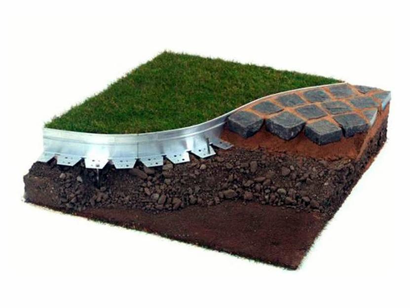 Металлический бордюр 1200х150х70х1,5 мм фото 5