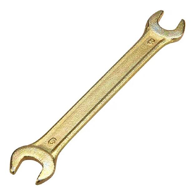 Rexant (12-5822-2) Ключ рожковый 8х9мм, желтый цинк фото 1