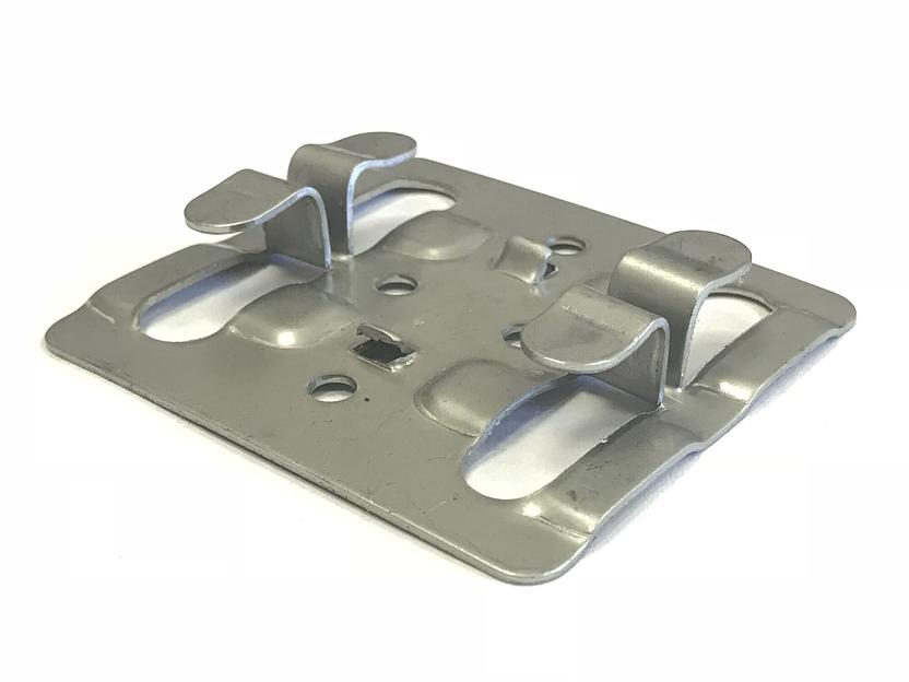 Кляммер рядовый для керамогранита нержавеющий 1,0 мм без покраски фото 1