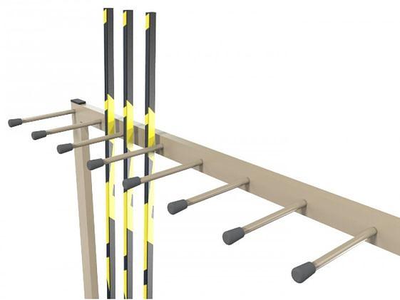 Стойка для хоккейных клюшек Эконом 1-40 опт фото 1