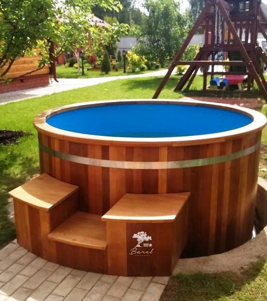 Купель с пластиком круглая №14 фото 1