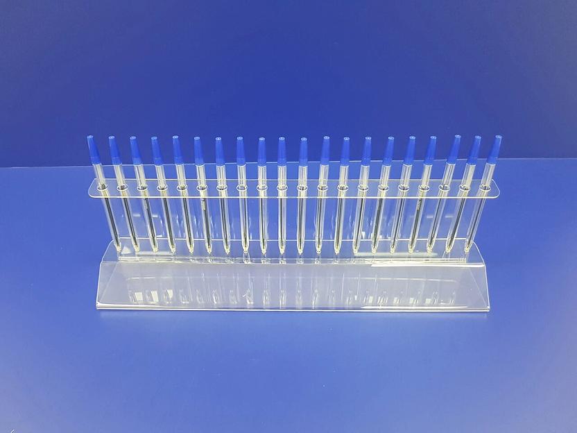 Подставка для ручек карандашей кистей 20 секции.(вертикальное размещение, место для логотипа) фото 3