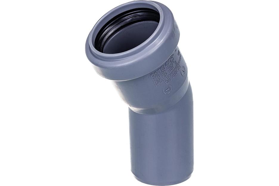 Отвод канализационный 40х30 град. фото 4