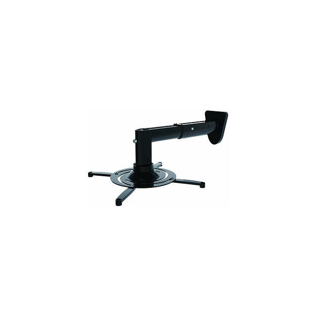 Кронштейн для проектора Cactus CS-VM-PR05B-BK, до 10кг, настенный, поворот и наклон, черный фото 1