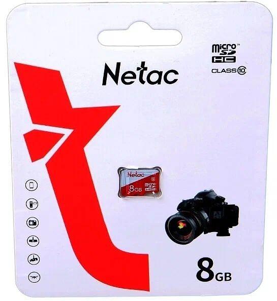 Флеш карта MicroSDHC 8Gb Netac P500 ECO без адаптера (NT02P500ECO-008G-S) фото 1