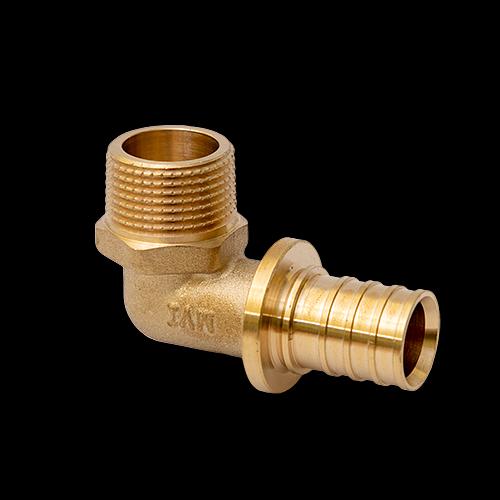 Угольник 25x3/4' НР аксиальный фото 1