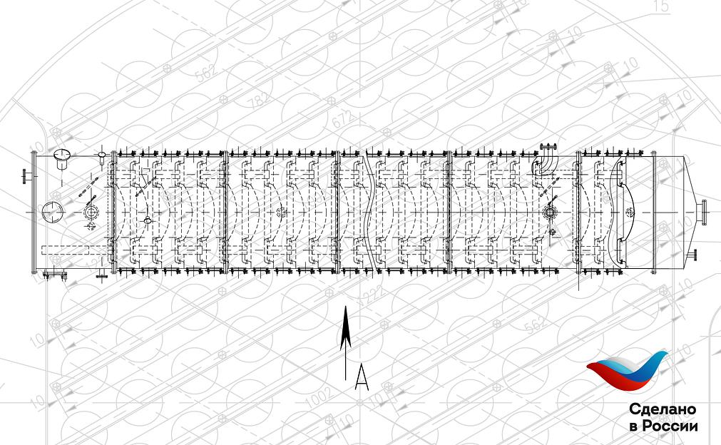 Колонны с одноколпачковыми тарелками марки КОТ диаметром 300-2500 мм фото 2