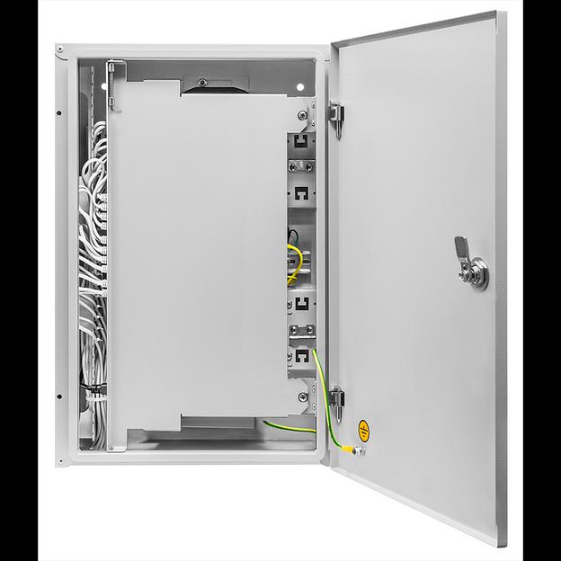 Шкаф телекоммуникационный для узла доступа 600х400x200мм, серия RT с блоком питания (SNR-TWC-604020-RTU-IP30) фото 4