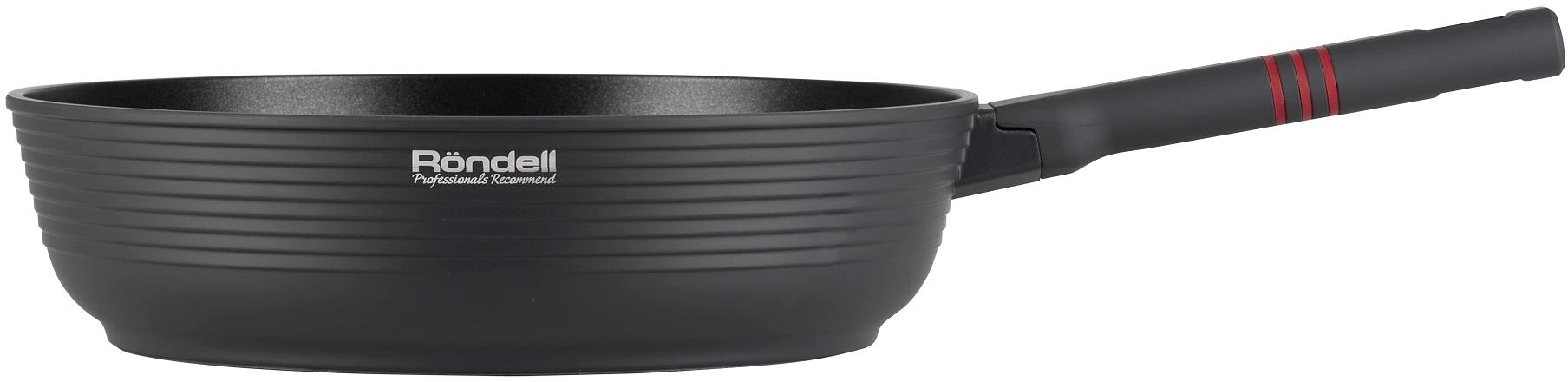 Сотейник Rondell Stripes RDA-1617 d=28см (без крышки) серый фото 3