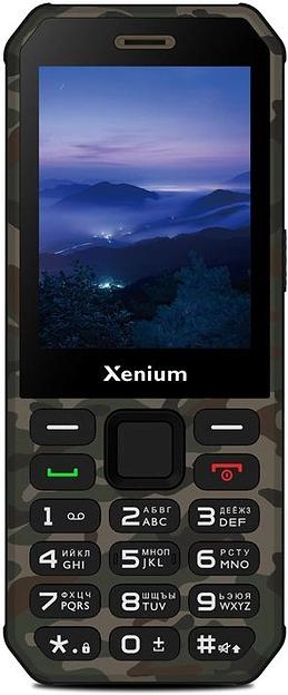 Мобильный телефон XENIUM X300 зеленый моноблок 1.77" 128x160 Nucleus 0.3Mpix GSM900/1800 MP3 фото 1