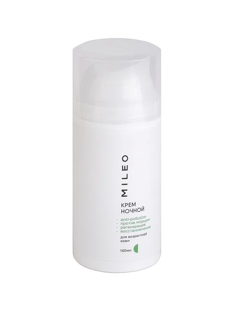 Крем ночной от морщин «Восстановление и регенерация», линия «кожа 40+», Mileo, 100 мл, опт фото 1