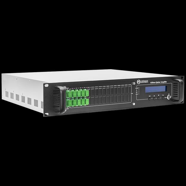 Оптический усилитель VERMAX для сетей КТВ, 2 входа, 8*20dBm выходов фото 2