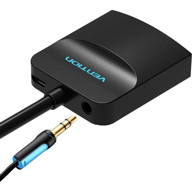 Мультимедиа конвертер Vention VGA + аудио > HDMI, гибкий, черный Мультимедиа конвертер Vention VGA M/HDMI F/mini Jack 3.5 mm F/micro USB 2.0 Type-B F (ACNBB) фото 2