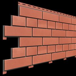 Фасадная панель Доломит, Кирпич, красный фото 1